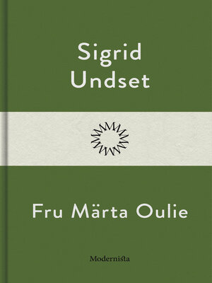 cover image of Fru Märta Oulie